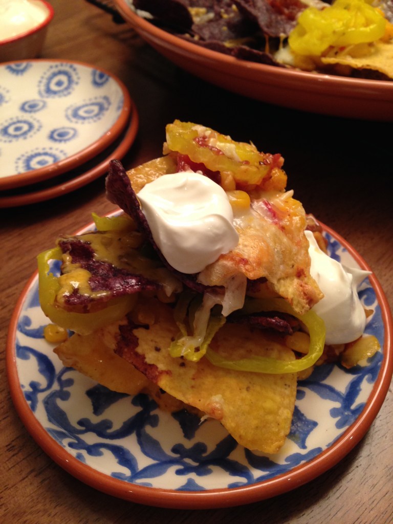 Serve with fresh guacamole and sour cream....your guests will love these Nachos!
