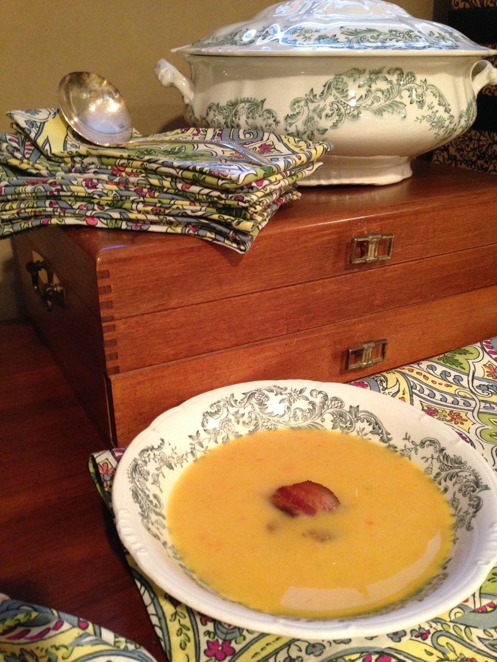 Beer, Cheddar and Bacon Soup