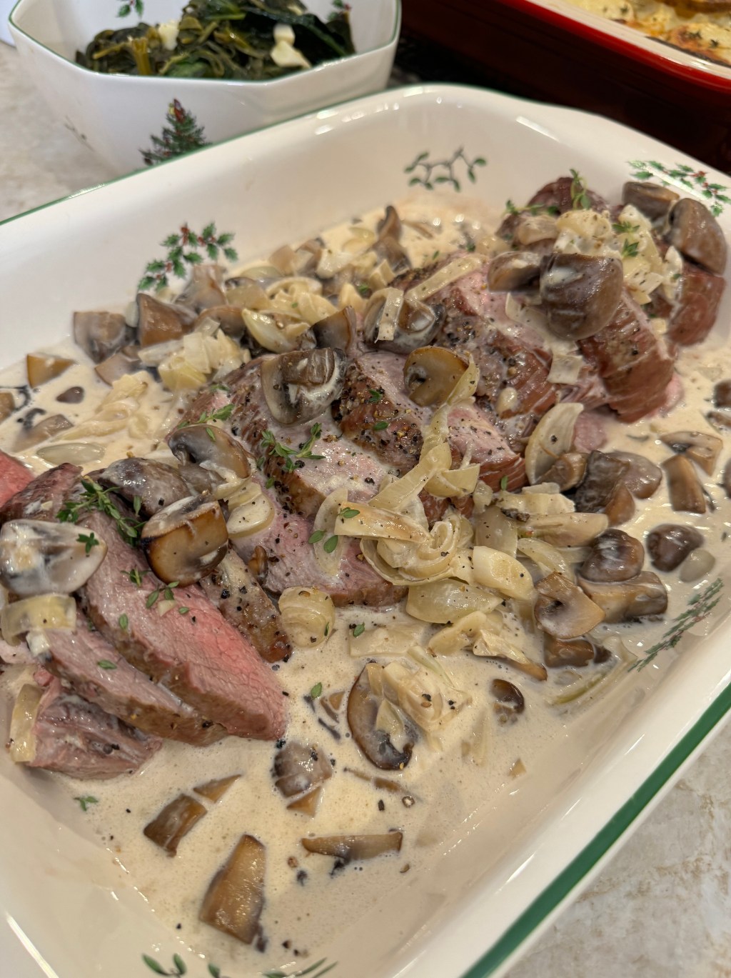 Quick and Easy Cremini Crema Sauce for Filet Roast